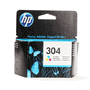 HP Cartouche d'encre 304 Tricolore N9K05AE