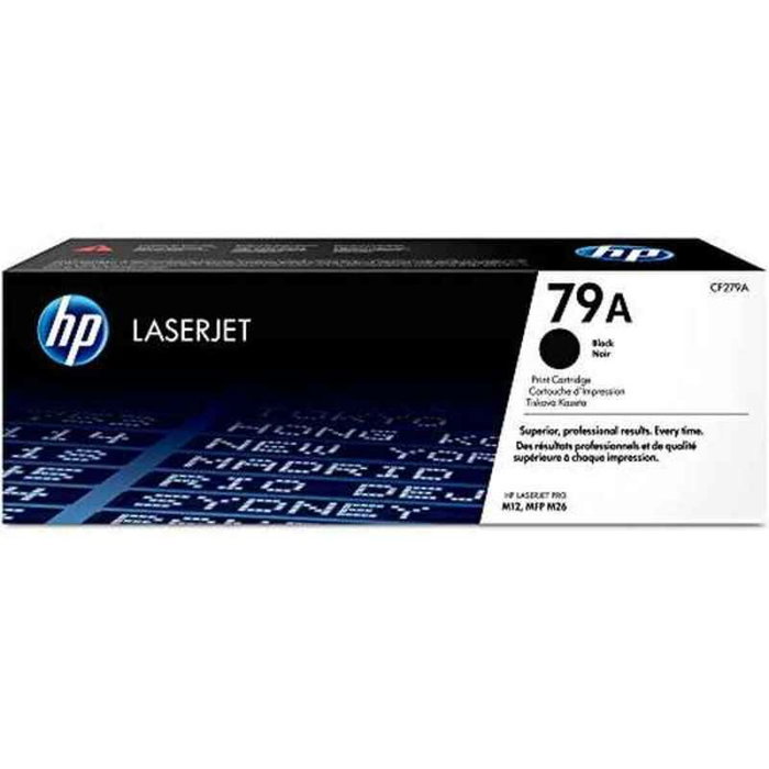 HP Toner 79A CF279A Noir pour LaserJet Pro M12/M26