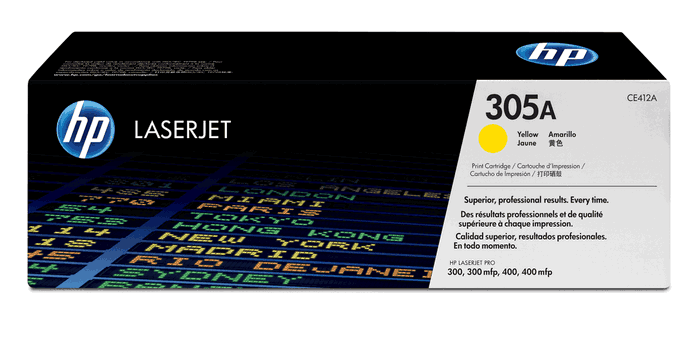 HP Toner 305A CE412A Jaune