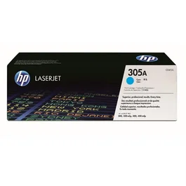 HP CE411A Cartouche de toner cyan authentique 305A - 2600 pages - Pour LaserJet Pro M351a, M451, M475