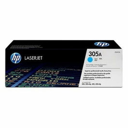HP Cartouche de toner 305A Cyan (CE411A) originale