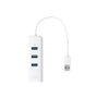 TP-Link UE330 Hub USB 3.0 et Adaptateur Gigabit Ethernet - Blanc