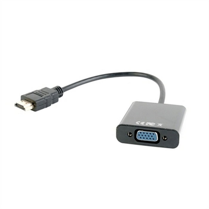 Adaptateur HDMI vers VGA GEMBIRD A-HDMI-VGA-03 1080 px 60 Hz Noir Adaptateur HDMI vers VGA GEMBIRD A-HDMI-VGA-03 1080 px 60 Hz Noir