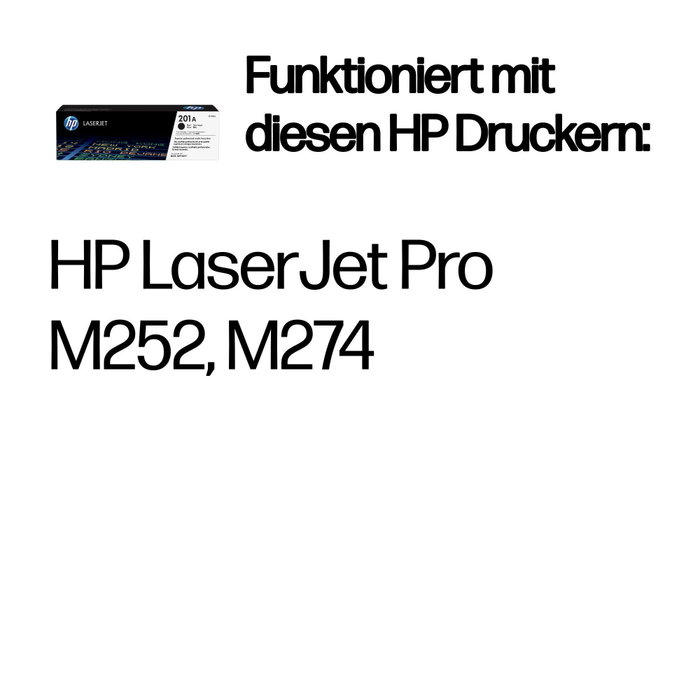 HP Cartouche de toner 201A CF400A Noir