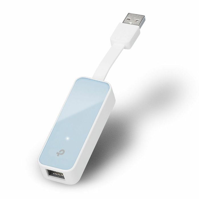 TP-LINK UE200 - Adaptateur Ethernet USB 3.0 vers Gigabit, câble réseau RJ45, prise en charge Windows, macOS, Linux, boîtier blanc