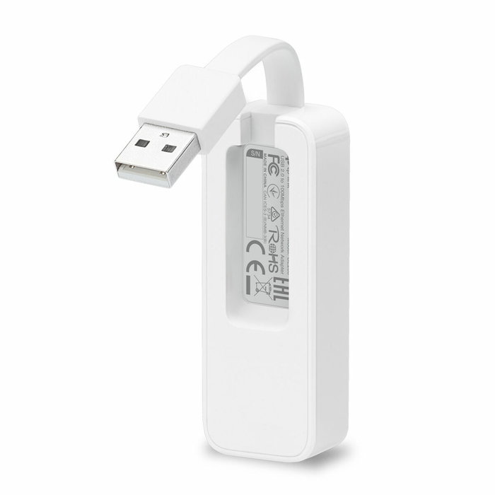 TP-LINK UE200 - Adaptateur Ethernet USB 3.0 vers Gigabit, câble réseau RJ45, prise en charge Windows, macOS, Linux, boîtier blanc