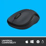 Logitech M220 Silent Souris Sans Fil Silencieuse, USB Nano, Capteur Optique 1000 dpi, Ambidextre, Autonomie 18 Mois, Charbon