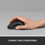 Logitech M220 Silent Souris Sans Fil Silencieuse, USB Nano, Capteur Optique 1000 dpi, Ambidextre, Autonomie 18 Mois, Charbon