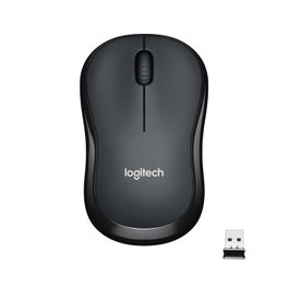 Logitech M220 Silent Souris Sans Fil Silencieuse, USB Nano, Capteur Optique 1000 dpi, Ambidextre, Autonomie 18 Mois, Charbon