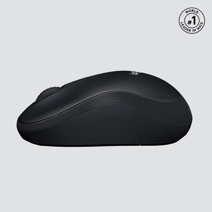 Logitech M220 Silent Souris Sans Fil Silencieuse, USB Nano, Capteur Optique 1000 dpi, Ambidextre, Autonomie 18 Mois, Charbon