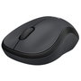 Logitech M220 Silent Souris sans fil, Charbon de bois