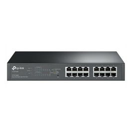 TP-LINK Switch Gigabit 16 ports PoE, TL-SG1016PE, Noir - Commutateur réseau Ethernet avec alimentation par câble