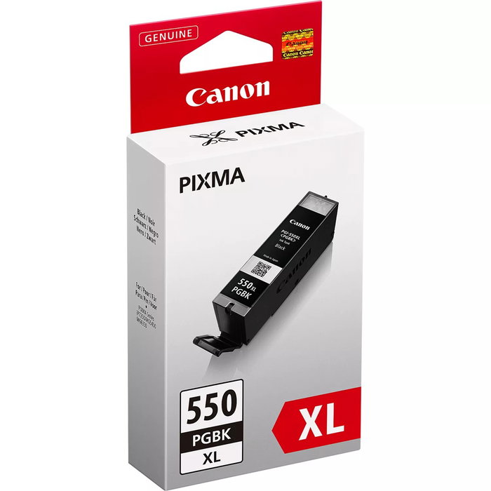 Canon PGI-550 PGBK XL Cartouche d'encre pigment noire haute capacité pour imprimantes PIXMA et MAXIFY