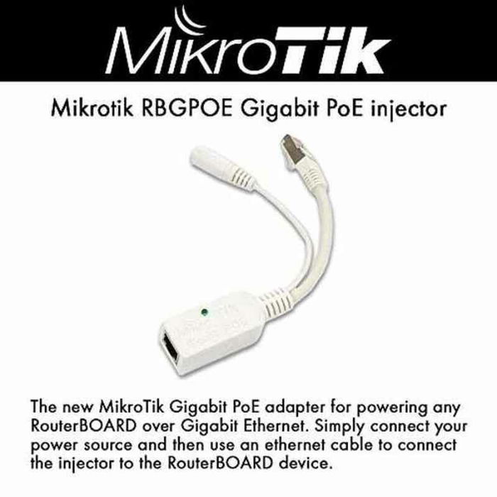 Injecteur PoE Mikrotik RBGPOE