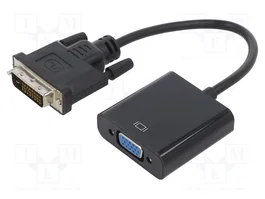 GEMBIRD Convertisseur D-Sub 15pin HD vers DVI-D (24+1) 0,2m
