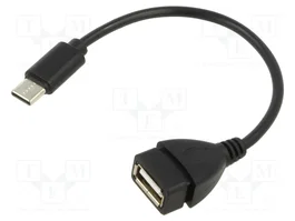 GEMBIRD Cablexpert Câble OTG USB 2.0 USB A vers USB C 0,2m noir