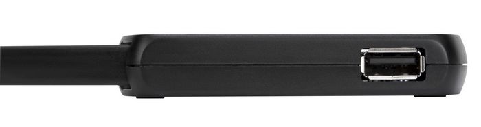 Targus 4 x USB 2.0 Hub USB Portable à 4 Ports - Alimentation via Port USB, Plug & Play, Noir (85 x 30 x 10 mm)