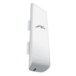 Ubiquiti NanoStation M2 - CPE WiFi extérieur - Antenne 2.4 GHz, 150+ Mbps, portée 15 km, PoE, Fast Ethernet, 2x2 MIMO, pour liaisons point à point ou multipoint