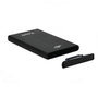 TooQ TQE-2522B Boîtier Externe pour Disque Dur 2.5" SATA HDD/SSD USB 3.0 Noir Aluminium