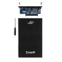 TooQ TQE-2522B Boîtier Externe pour Disque Dur 2.5" SATA HDD/SSD USB 3.0 Noir Aluminium