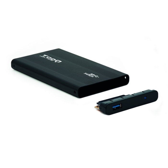 Tooq TQE-2524B Boîtier Externe 2.5 Pouces 9.5 mm USB 3.0 pour HDD/SSD Noir Tooq TQE-2524B Boîtier Externe 2.5 Pouces 9.5 mm USB 3.0 pour HDD/SSD Noir
