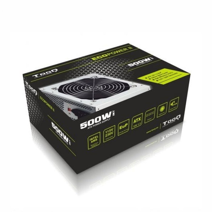TooQ TQEP-500S-INT Ecopower II 500W Argenté