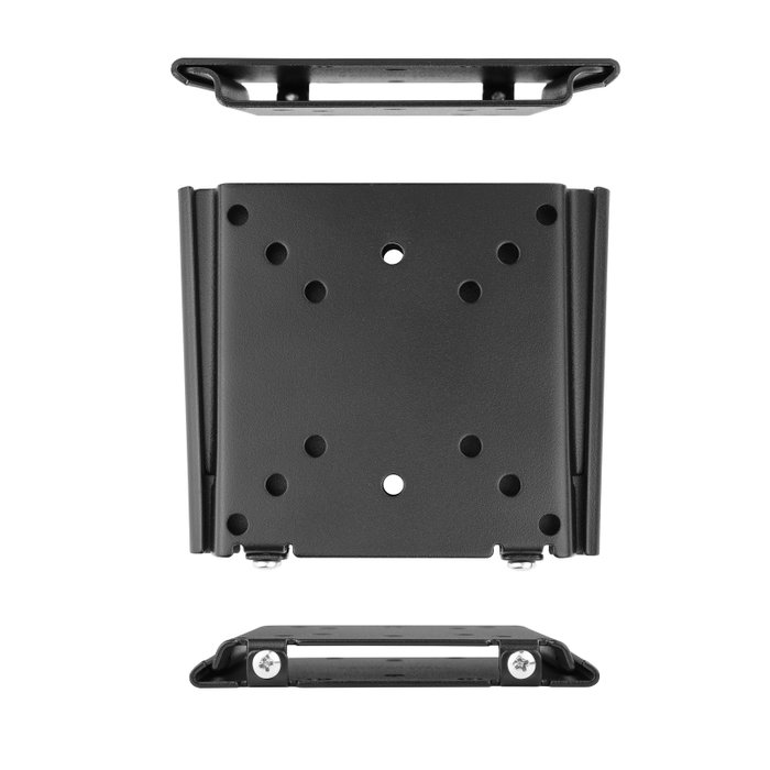 Tooq LP1023F-B Support Mural TV 10-23 Pouces VESA 100x100 Charge 30kg Noir
