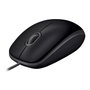 Logitech B110 Silent - Souris optique filaire USB - Noir