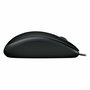 Logitech Souris B110 Silent Souris silencieuse USB Filaire Noir (910-005508)