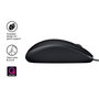 Logitech B110 Souris Filaire Silencieuse USB, Noir, Conception Ambidextre, 1000 DPI, Câble 1.8m, 85g