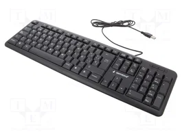 GEMBIRD Clavier informatique noir USB A ES layout