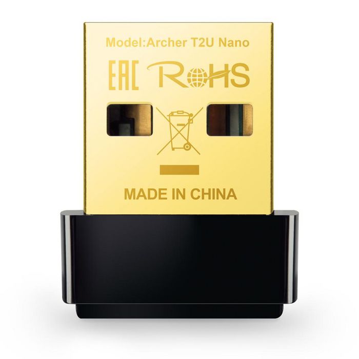 TP-Link Archer T2U Nano Adaptateur Wi-Fi USB Nano AC600 (600 Mbps) Double Bande 2.4 GHz/5 GHz avec WiFi Roaming pour Windows et Mac TP-Link Archer T2U Nano Adaptateur Wi-Fi USB Nano AC600 (600 Mbps) Double Bande 2.4 GHz/5 GHz avec WiFi Roaming pour Windows et Mac