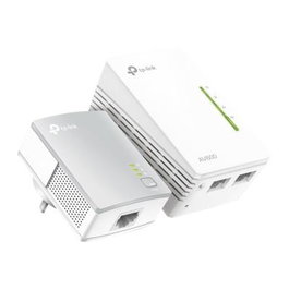 TP-Link TL-WPA4221 KIT Kit CPL Powerline avec prises WiFi, adaptateur réseau haut débit