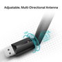 TP-Link Archer T2U Plus Adaptateur USB WiFi AC600 Double Bande 2.4GHz/5GHz Antenne 5dBi Haut Débit 200+433Mbps