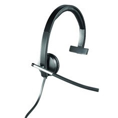 Logitech H650E Casque Filaire USB Mono avec Microphone et Suppression de Bruit