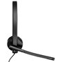 Logitech H570e Casque USB Stéréo Black