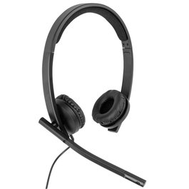 Logitech H570e Casque USB Stéréo Black