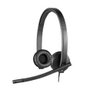 Logitech H570e Casque USB Stéréo Noir