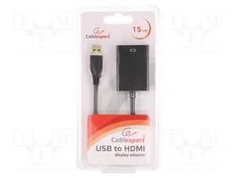 GEMBIRD Adaptateur USB 3.0 vers HDMI Full HD 1080p Cablexpert 0,15m