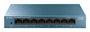 TP-Link LS108G - Commutateur réseau Gigabit Ethernet 8 ports 10/100/1000Mbps, métal, plug-and-play, économie d'énergie, bureau/mur