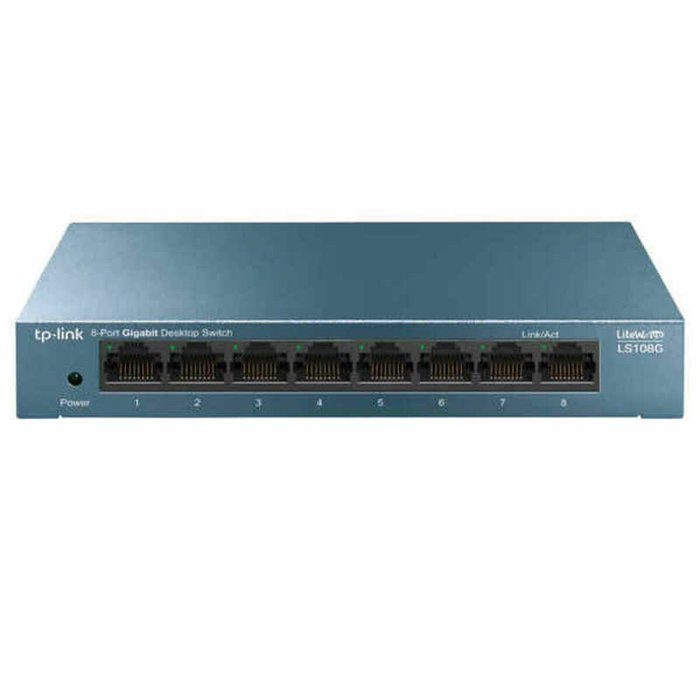 TP-Link LS108G Switch 8 ports Gigabit Ethernet Bleu Gris