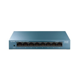 TP-Link LS108gr Switch 8 Ports Gigabit 10/100/1000Mbps Green Ethernet Métal Plug and Play