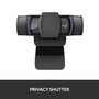Logitech C920s Webcam HD avec Obturateur de Confidentialité - Résolution 1080p/720p à 30 FPS - Champ de Vision 78° - Double Micro - Appels et Enregistrement en Full HD