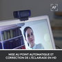 Logitech C920s Webcam HD avec Obturateur de Confidentialité - Résolution 1080p/720p à 30 FPS - Champ de Vision 78° - Double Micro - Appels et Enregistrement en Full HD