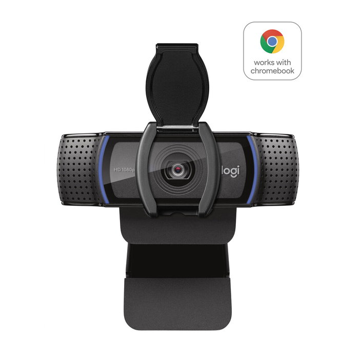 Logitech C920s HD Pro Webcam, Full HD 1080p, Noir
