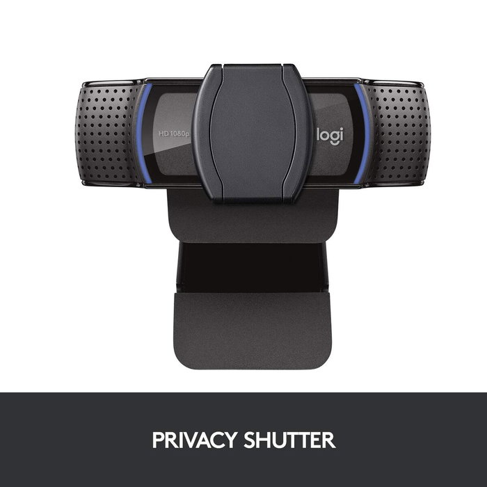 Logitech C920s HD Pro Webcam, Full HD 1080p, Noir