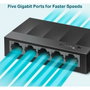 TP-Link LS1005G Switch 5 ports Gigabit Ethernet Noir
