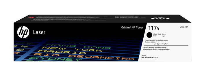 HP 117A W2070A Cartouche de Toner Noir