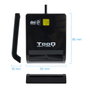 Tooq TQR-210B Lecteur de cartes DNI électronique USB 2.0 Noir