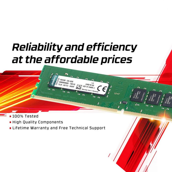 Mémoire RAM Kingston KVR26N19S6/4 4 GB DDR4 2666 MHz CL19